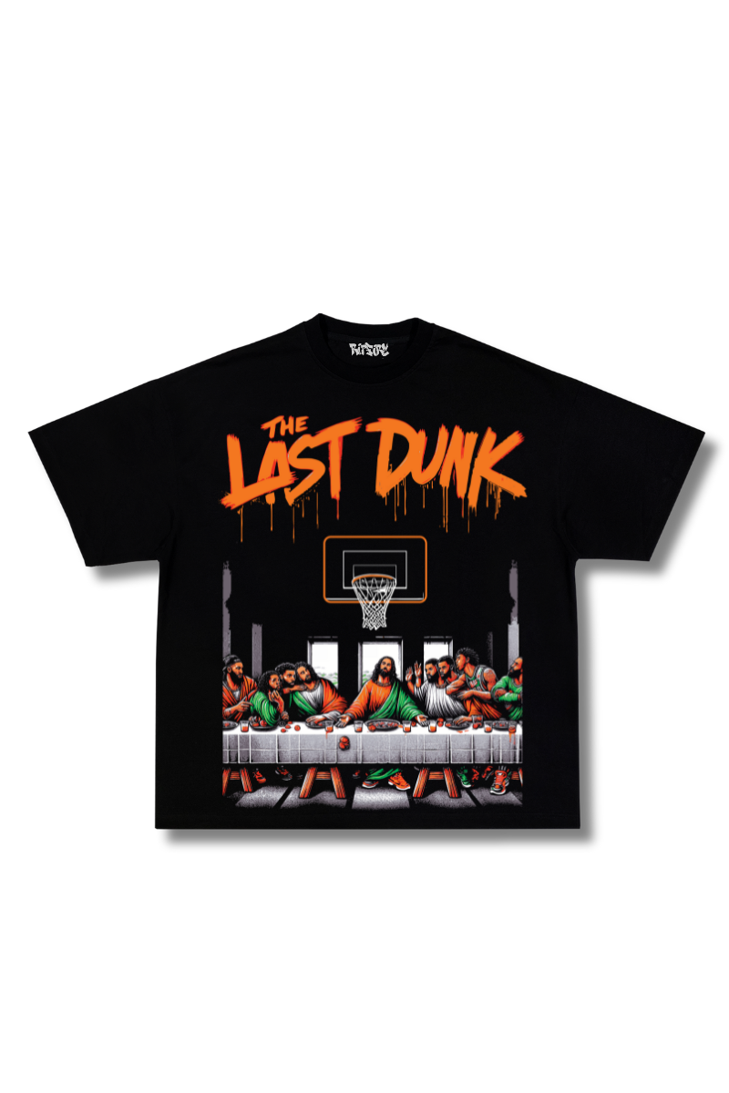 Camiseta Oversized Last Dunk Rip - Laranja