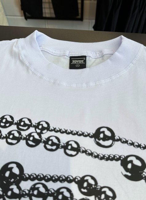 Camiseta Oversized Dog Tag x Rip Street Branco