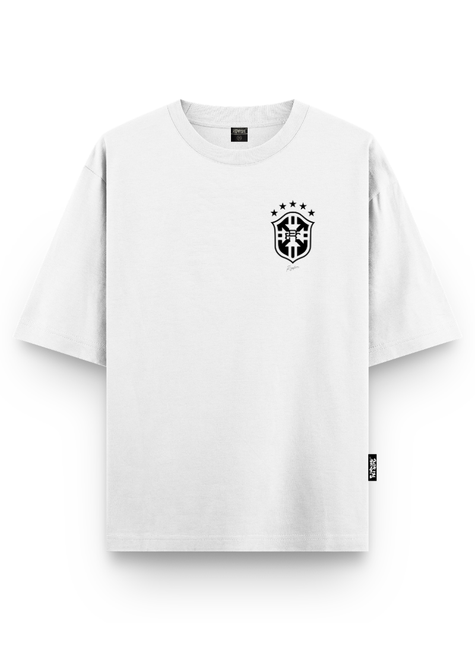 洋楽 G RAP!!PNORPH STAR/OMERTA Camiseta Compton Oversized Straigh Outta Branca – COMPTON