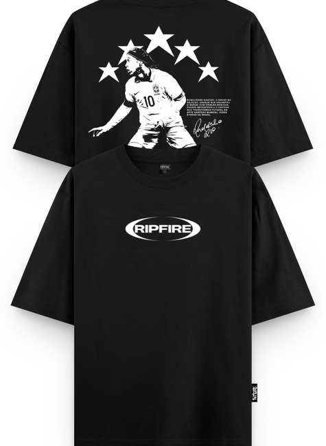 Camiseta Oversized Masculina “The Wizard Seleção” Ripfire Algodão