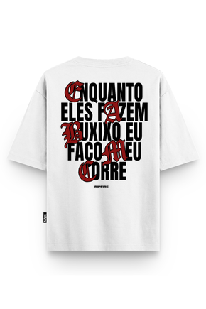 Camiseta Oversized Masculina “Zero Buxixo” Ripfire Algodão