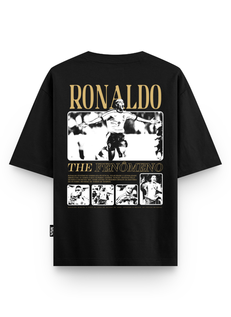 Camiseta Oversized Masculina “Gold Ronaldo R9” Ripfire Algodão