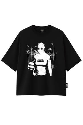 Camiseta Box Oversized Underground Ascend Ripfire x Impure Preto